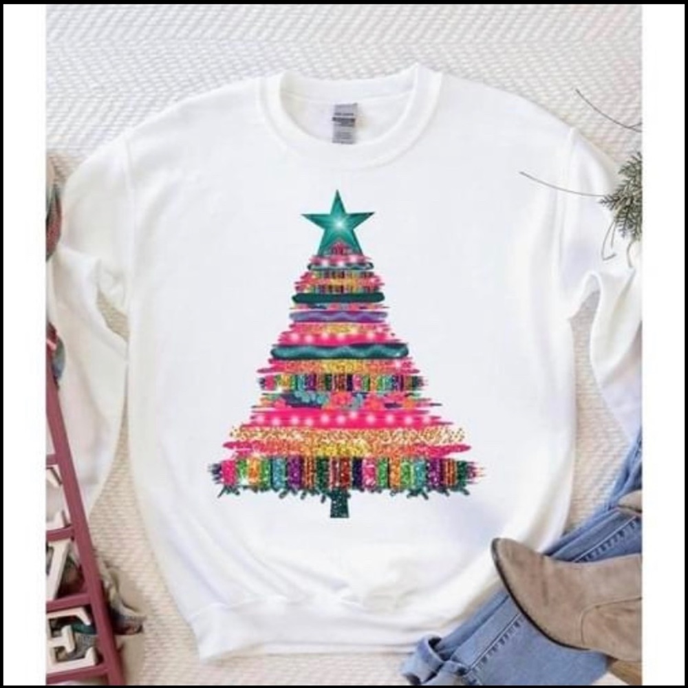 Funky Serape Christmas Tree Shirt